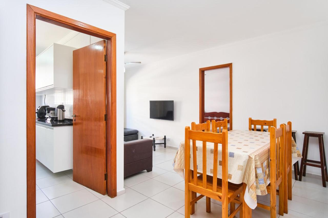 Apartamento A 100 Metros Da Praia, Bem Localizado, Com Ar Condicionado E Wi-Fi -23 - Edificio Lenamar II ウバトゥバ エクステリア 写真